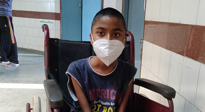 Girish in a wheelchair (crop)
